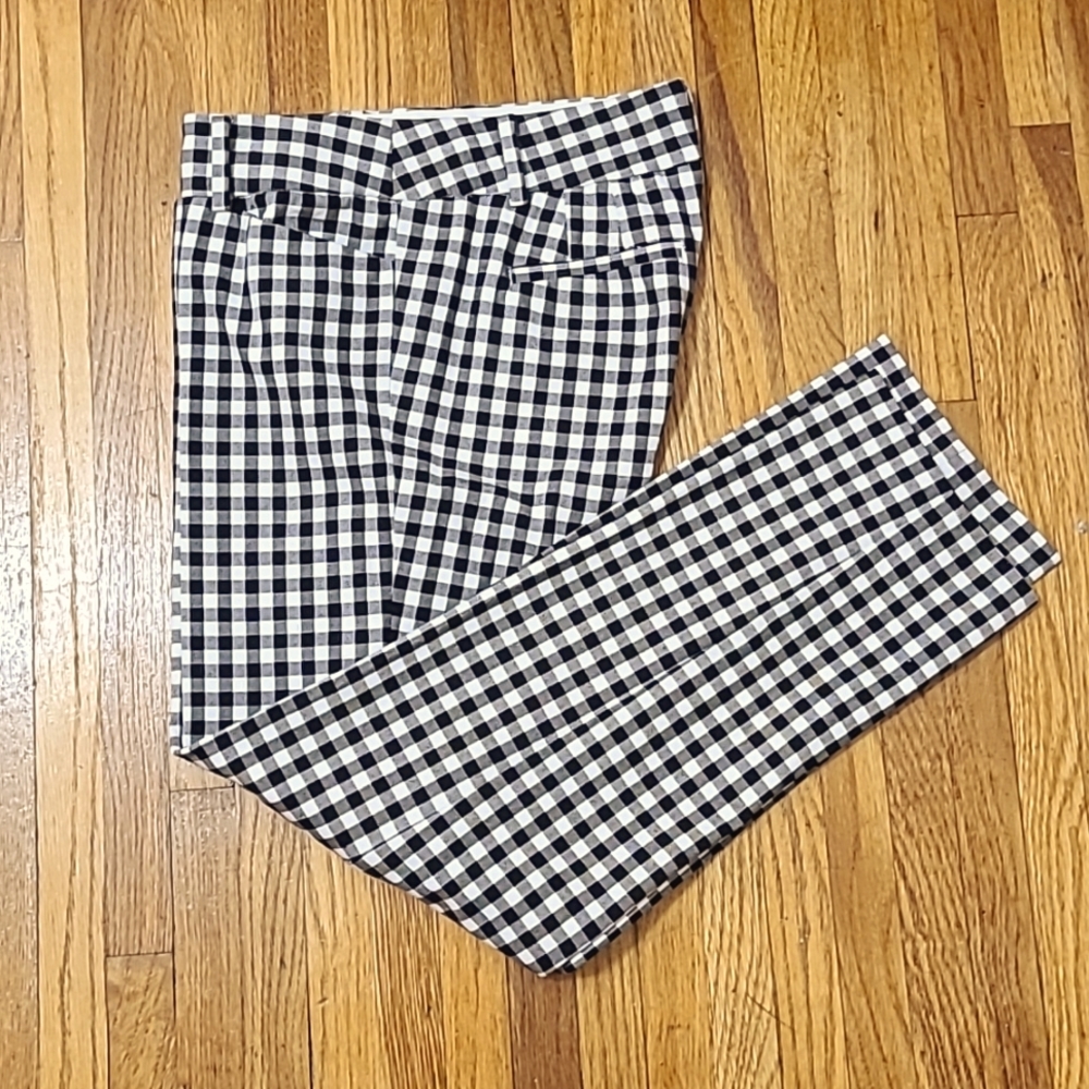 Talbots Hampshire Black and White Checker